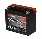 RDRIVE eXtremal Silver 18Ач R+ ССА 270А 175х87х155  YTX20L-BS 