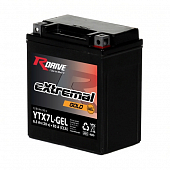 RDRIVE eXtremal Gold 6Ач R+ ССА 85А 113х70х130  YTX7L-GEL