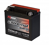 RDRIVE eXtremal Silver 20Ач R+ ССА 310А 175х87х155  YTX20HL-BS 