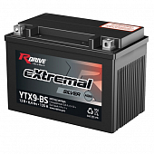 RDRIVE eXtremal Silver 8Ач L+ ССА 135А 151х87х107 YTX9-BS  