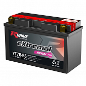 RDRIVE eXtremal Iridium 6.5Ач L+ ССА 120А 151х65х93 YT7B-BS