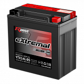 RDRIVE eXtremal Silver 12Ач R+ ССА 200А 150х87х147  YTX14L-BS 