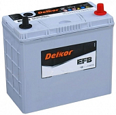 Delkor EFB 80B24L 55Ач R+ EN500  234x127x220 B00 (тонкая клемма)
